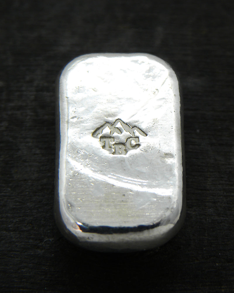10g Hand Poured Fine Silver Bar .999 - Compass